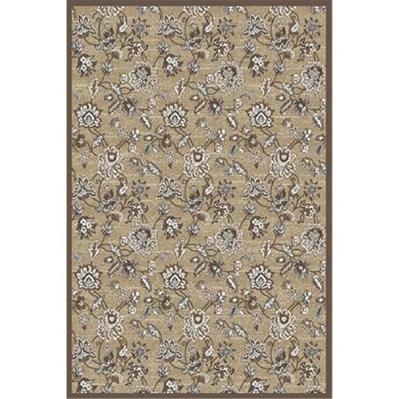 Radici Usa Inc Radici 3475-0010-BEIGE Pisa Rectangular Beige Traditional Turkey Area Rug; 3 ft. 3 in. W x 4 ft. 11 in. H 3475/0010/BEIGE